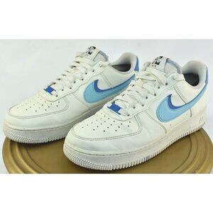 Nike Air Force 1 '07 LV8 82 Men's Shoes Size 8 Blue Chill/White Sneakers